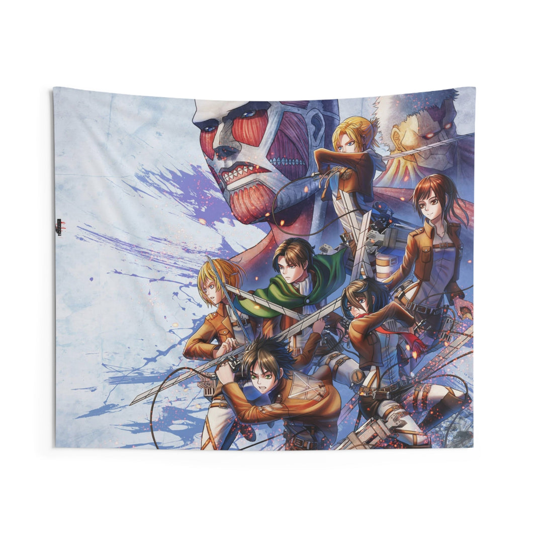 Attack on titan poster Indoor Wall Tapestry