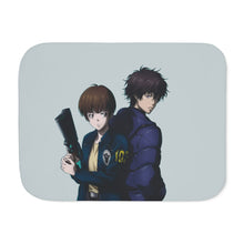 Load image into Gallery viewer, Psycho-Pass Inspecter and a villain Sherpa Blanket
