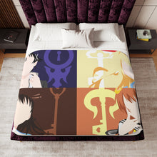 Load image into Gallery viewer, Nisekoi Chitoge Kirisaki, Kosaki Onodera, Marika Tachibana Sherpa Blanket
