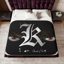 Load image into Gallery viewer, Death Note Light Yagami Sherpa Blanket
