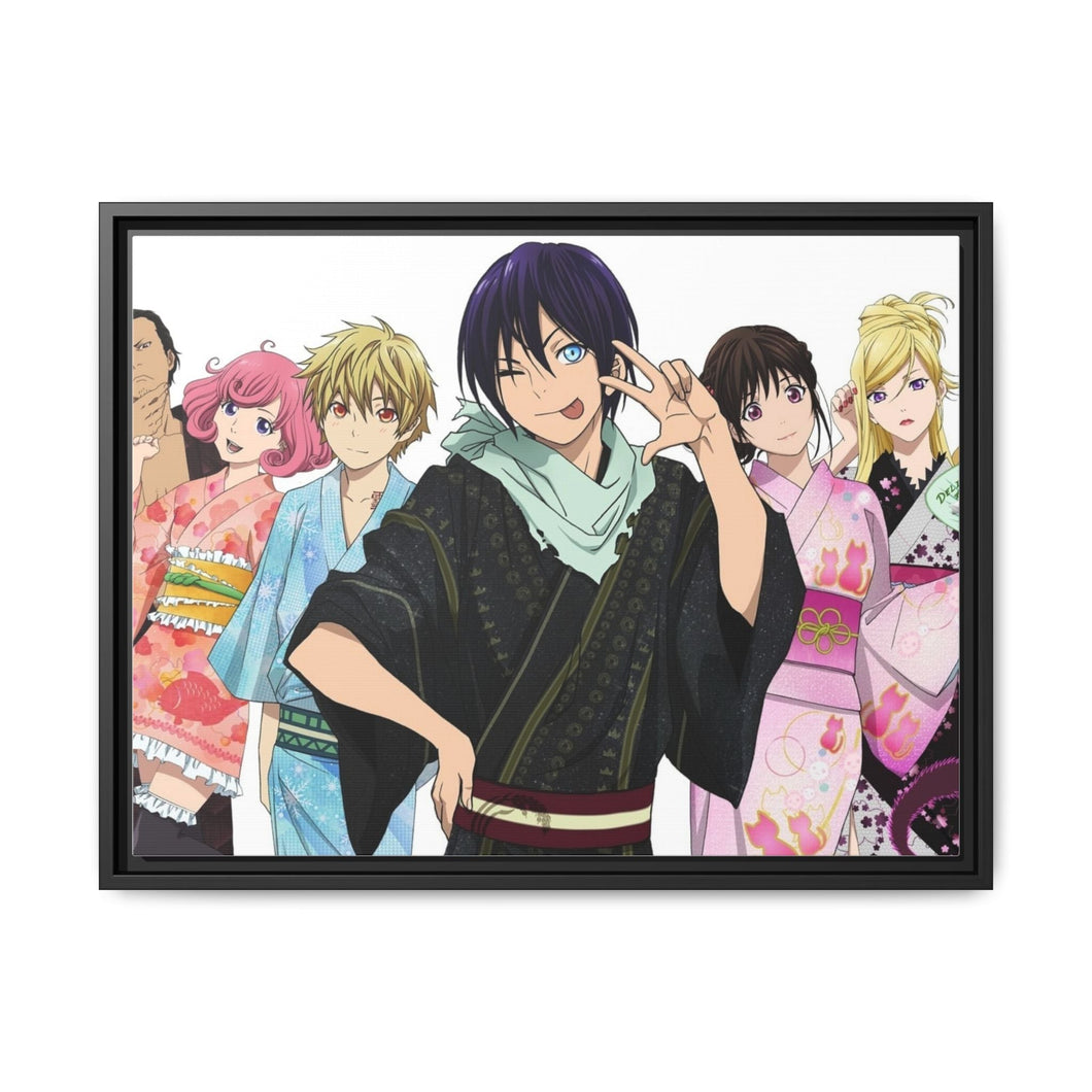 Anime Noragamir Canvas Framed Art Print