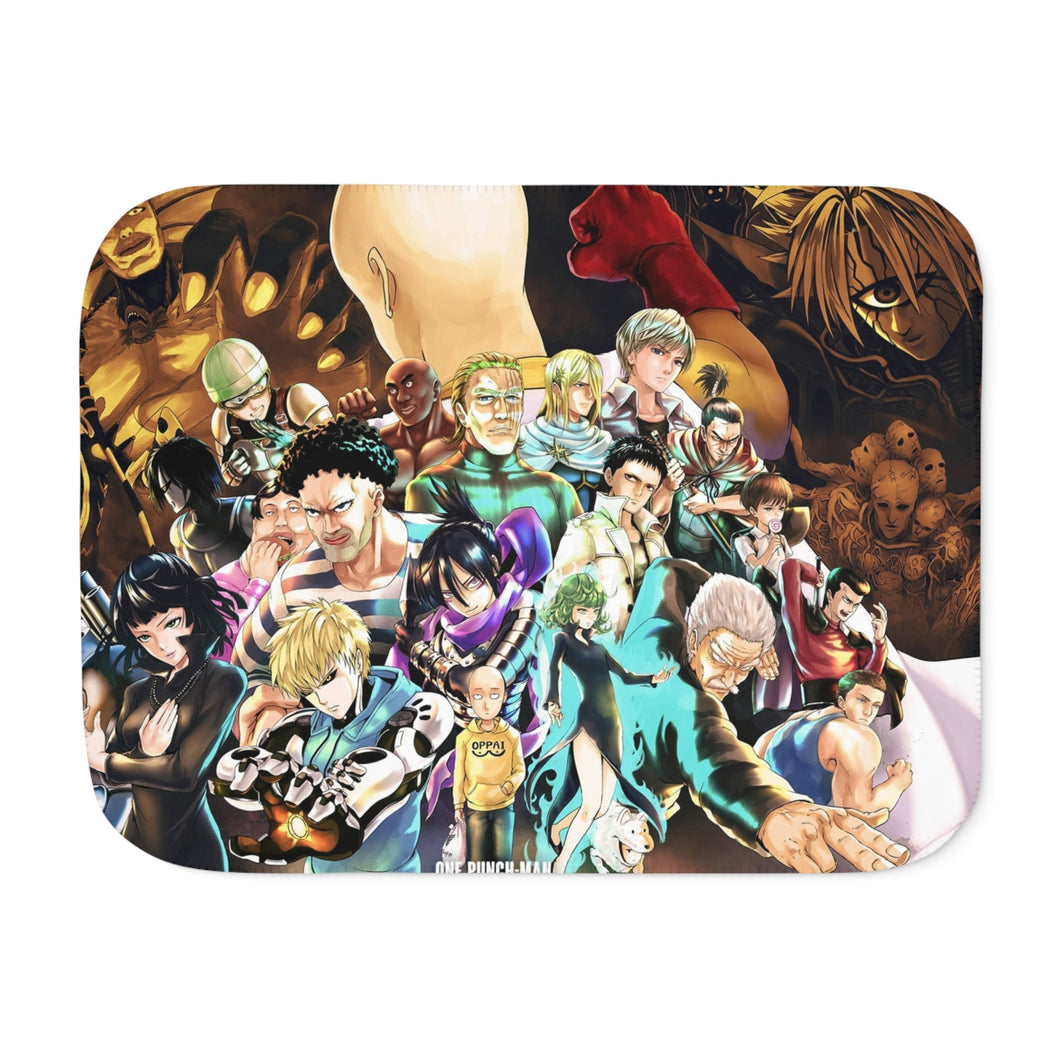 Anime One-Punch Man Sherpa Blanket