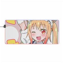 Load image into Gallery viewer, Miss Kobayashi's Dragon Maid Kobayashi San Chi No Maid Dragon, Tohru RGB LED Mouse Pad (Desk Mat)
