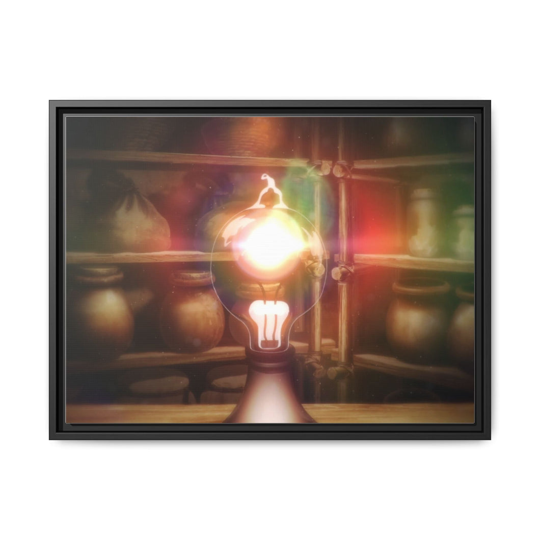 Dr. Stone Canvas Framed Art Print