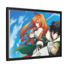 Load image into Gallery viewer, Naofumi and Raphtalia Canvas Framed Art Print
