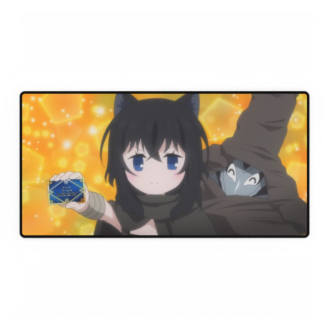 Adventurer Fran With Her Sword Mouse Pad (Desk Mat)