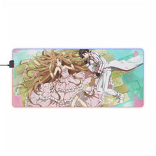 Load image into Gallery viewer, Kirito and Asuna RGB LED Mouse Pad (Desk Mat)
