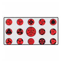 Load image into Gallery viewer, All Sharingans Flat Style Mouse Pad (Desk Mat)
