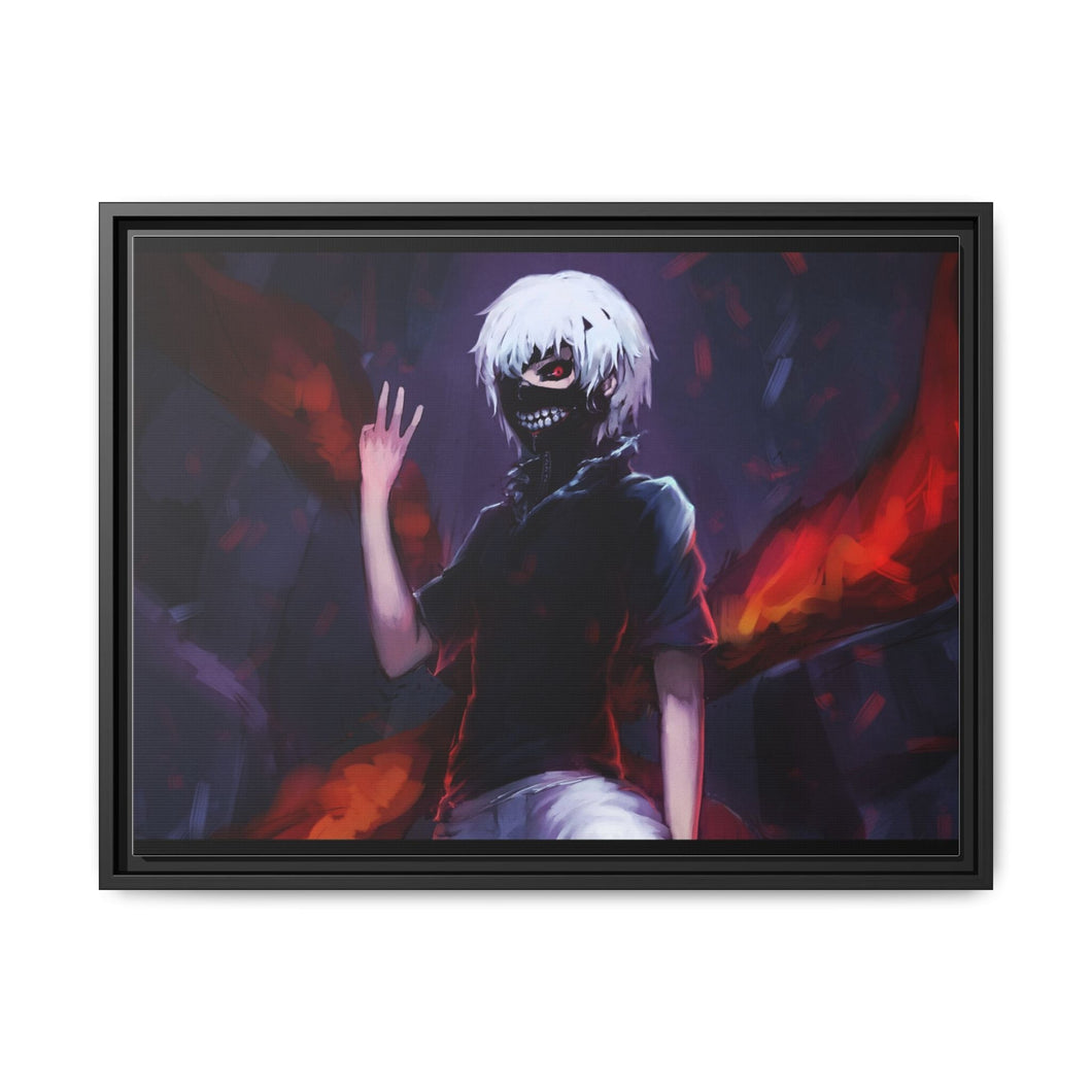 Tokyo Ghoul Ken Kaneki Canvas Framed Art Print