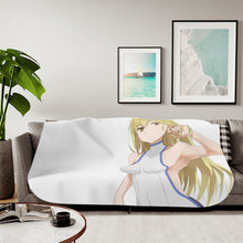 Load image into Gallery viewer, Is It Wrong To Try To Pick Up Girls In A Dungeon? Sherpa Blanket
