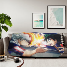 Load image into Gallery viewer, Izuku VS Shoto Sherpa Blanket
