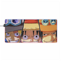 Load image into Gallery viewer, One Piece Monkey D. Luffy RGB LED Mouse Pad (Desk Mat)
