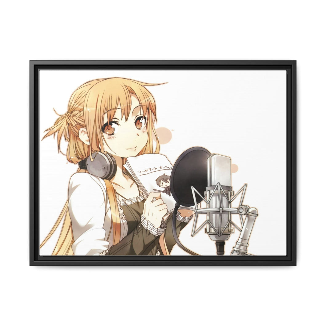 Asuna Yuuki Canvas Framed Art Print
