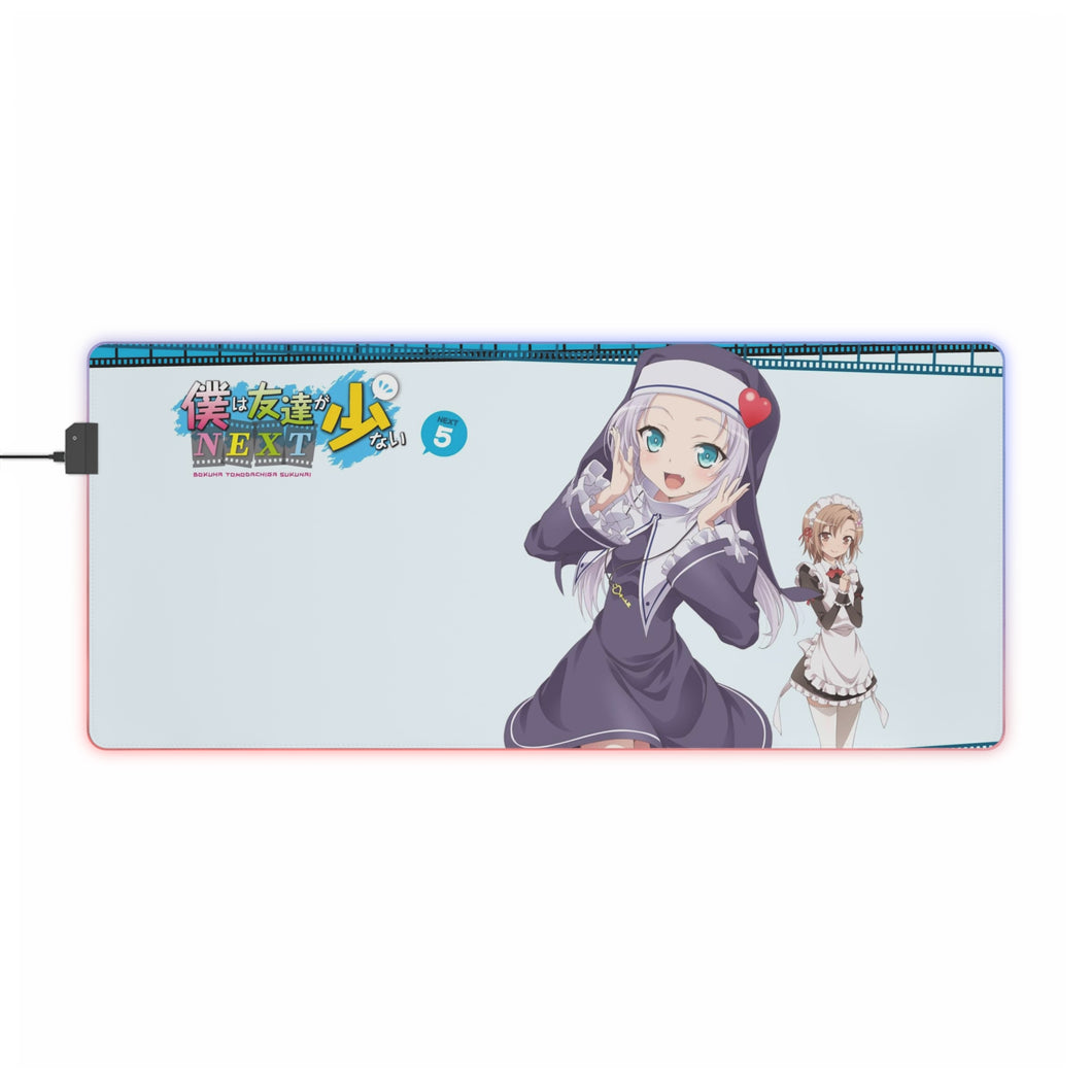 Boku Wa Tomodachi Ga Sukunai RGB LED Mouse Pad (Desk Mat)