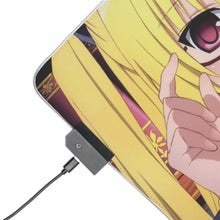 Load image into Gallery viewer, Konjiki no Yami, Mikan Yuuki RGB LED Mouse Pad (Desk Mat)
