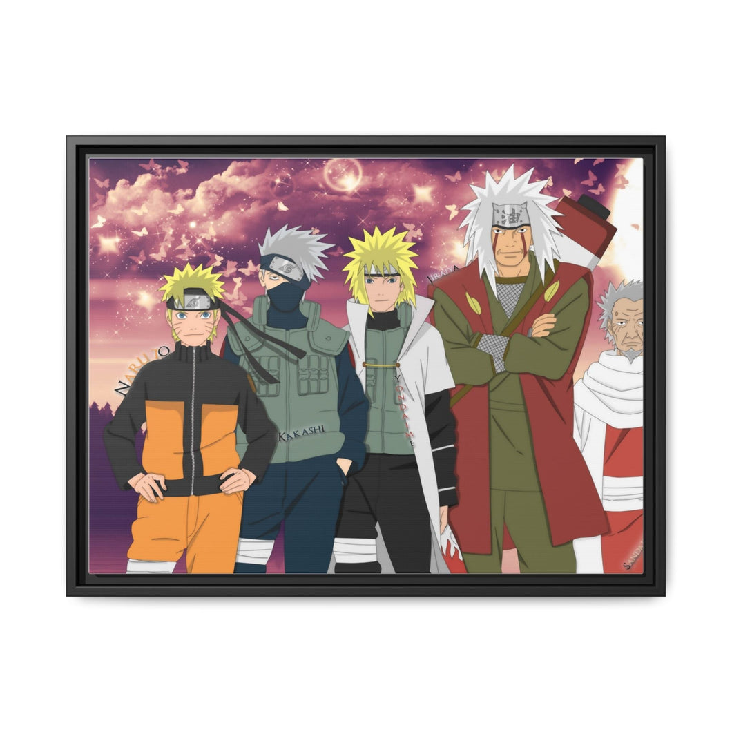 Anime Naruto Canvas Framed Art Print