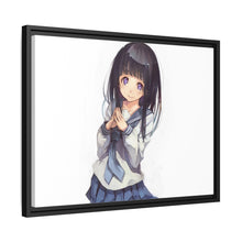 Load image into Gallery viewer, Eru Chitanda  smile Canvas Framed Art Print
