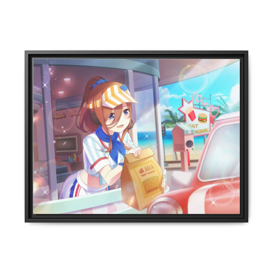 Anime The Quintessential Quintuplets Canvas Framed Art Print