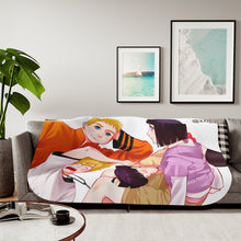 Load image into Gallery viewer, Anime Boruto Sherpa Blanket
