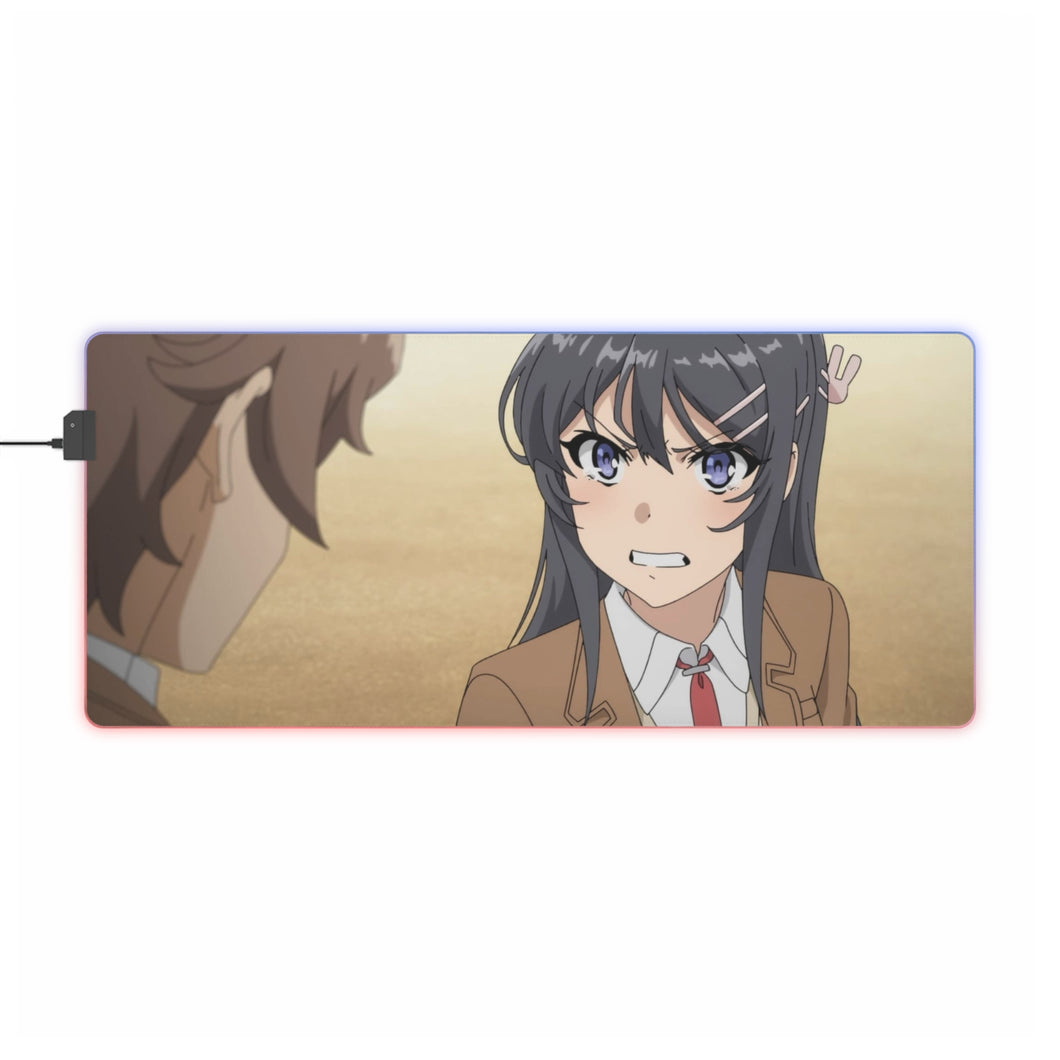 I'm Angry but I Love You RGB LED Mouse Pad (Desk Mat)
