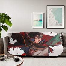 Load image into Gallery viewer, Anime Black Clover Sherpa Blanket
