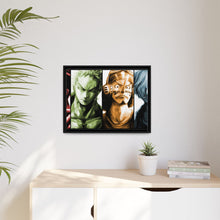 Load image into Gallery viewer, Straw Hats Canvas Framed Art Print
