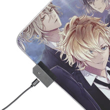 Load image into Gallery viewer, Sakamaki and Mukami brothers RGB LED Mouse Pad (Desk Mat)
