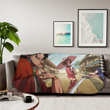 Load image into Gallery viewer, Anime Samurai Champloo Sherpa Blanket
