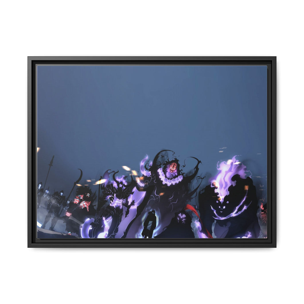 Solo Leveling Canvas Framed Art Print