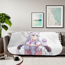 Load image into Gallery viewer, Miss Kobayashi&#39;s Dragon Maid Kanna Kamui, Kobayashi San Chi No Maid Dragon Sherpa Blanket
