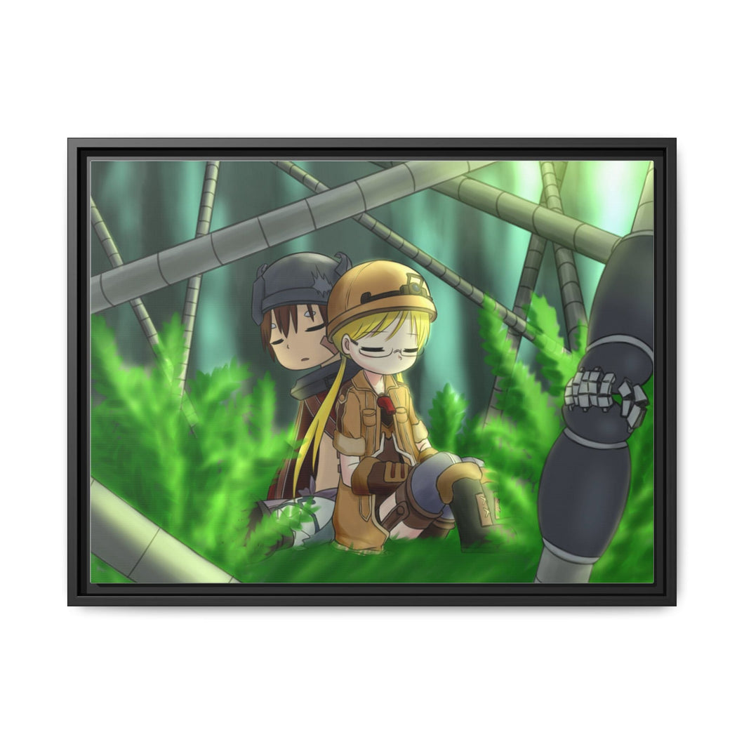 Anime Made In Abyss Canvas Framed Art Print