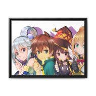 KonoSuba - God’s blessing on this wonderful world!! Canvas Framed Art Print