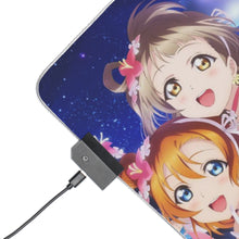 Load image into Gallery viewer, Love Live! Kotori Minami, Umi Sonoda, Honoka Kousaka RGB LED Mouse Pad (Desk Mat)

