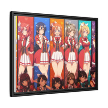 Load image into Gallery viewer, Love Live! Maki Nishikino, Kotori Minami, Umi Sonoda, Honoka Kousaka, Rin Hoshizora Canvas Framed Art Print
