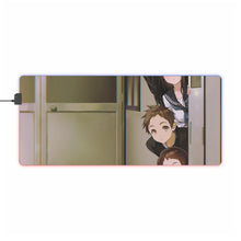 Load image into Gallery viewer, Hyouka Eru Chitanda, Satoshi Fukube, Mayaka Ibara RGB LED Mouse Pad (Desk Mat)
