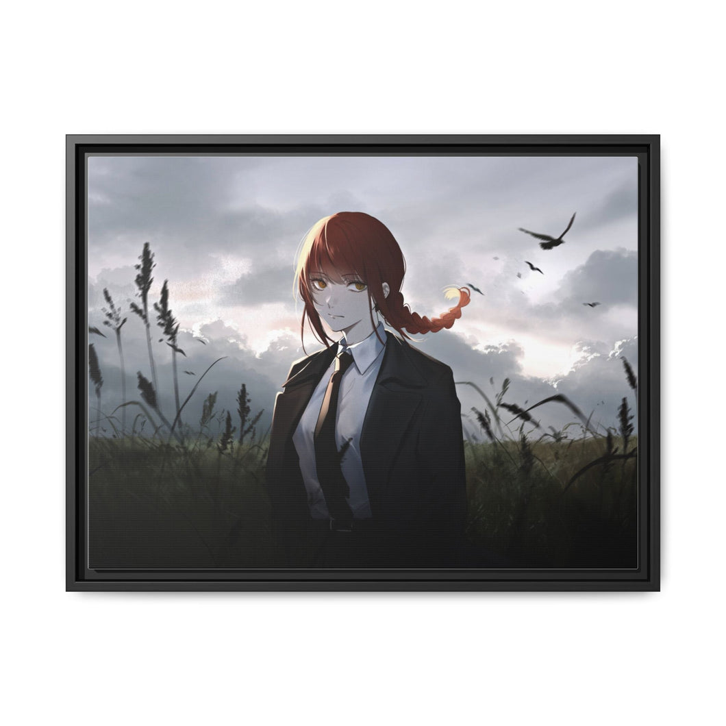 Anime Chainsaw Man Canvas Framed Art Print