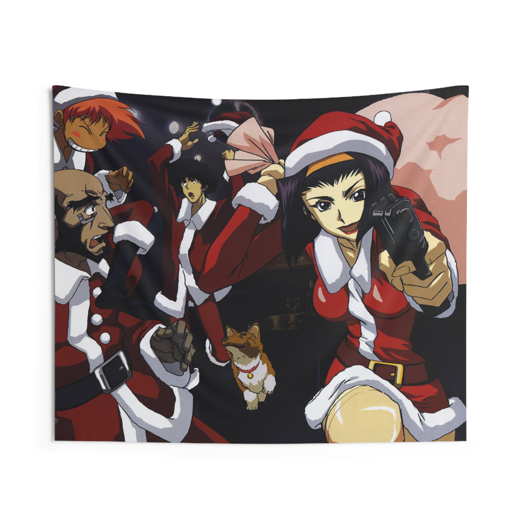 Cowboy Bebop Spike Spiegel, Faye Valentine, Jet Black, Ein Indoor Wall Tapestry