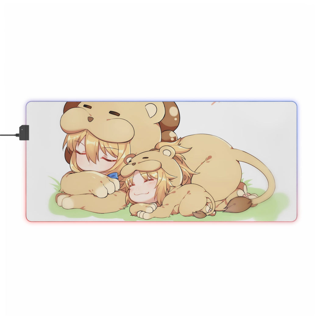 Fate/Grand Order Saber RGB LED Mouse Pad (Desk Mat)