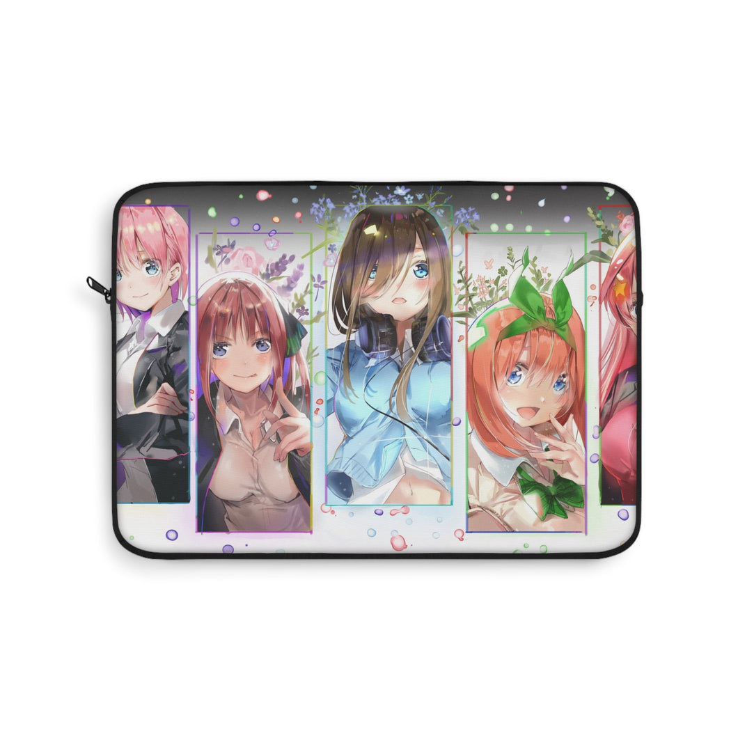 The Quintessential Quintuplets Miku Nakano, Itsuki Nakano, Nino Nakano, Yotsuba Nakano, Ichika Nakano Laptop Sleeve
