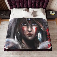 Load image into Gallery viewer, Princess Mononoke Sherpa Blanket

