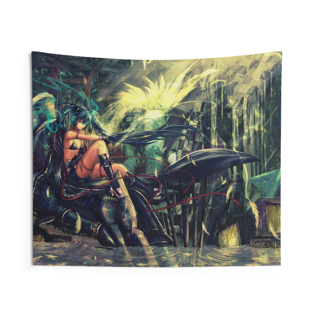 Black Rock Shooter Indoor Wall Tapestry