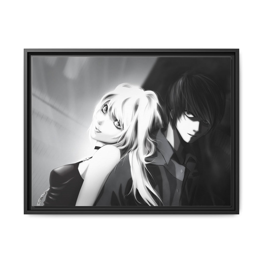 Anime Death Note Canvas Framed Art Print