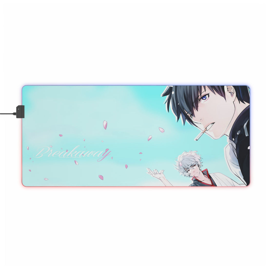 Anime Gintama RGB LED Mouse Pad (Desk Mat)