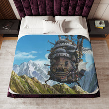 Load image into Gallery viewer, The walking castle Sherpa Blanket
