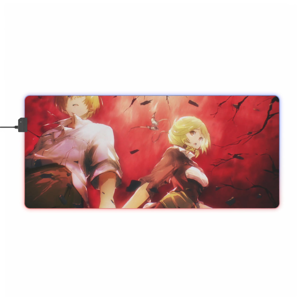 Anime Overlord RGB LED Mouse Pad (Desk Mat)