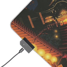Load image into Gallery viewer, Blue Exorcist RGB LED Mouse Pad (Desk Mat)
