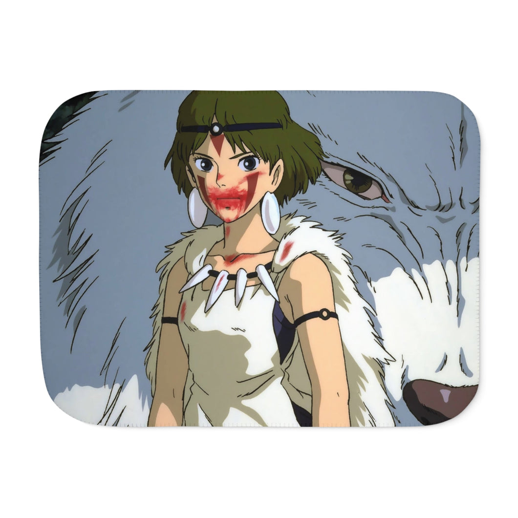 Anime Princess Mononoke Sherpa Blanket