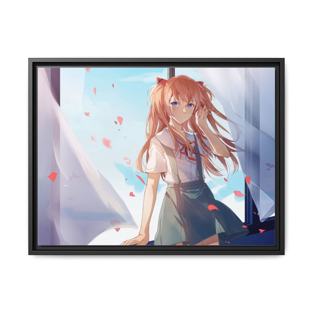 Anime Neon Genesis Evangelion Canvas Framed Art Print
