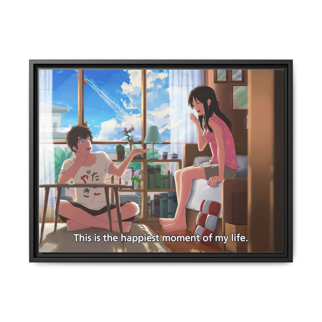 Taki and Mitsuha (Your Name) Canvas Framed Art Print