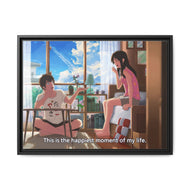 Taki and Mitsuha (Your Name) Canvas Framed Art Print